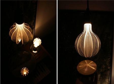 光线交织的led灯泡 | 花苞儿 - 创意产品和创意设计分享网站